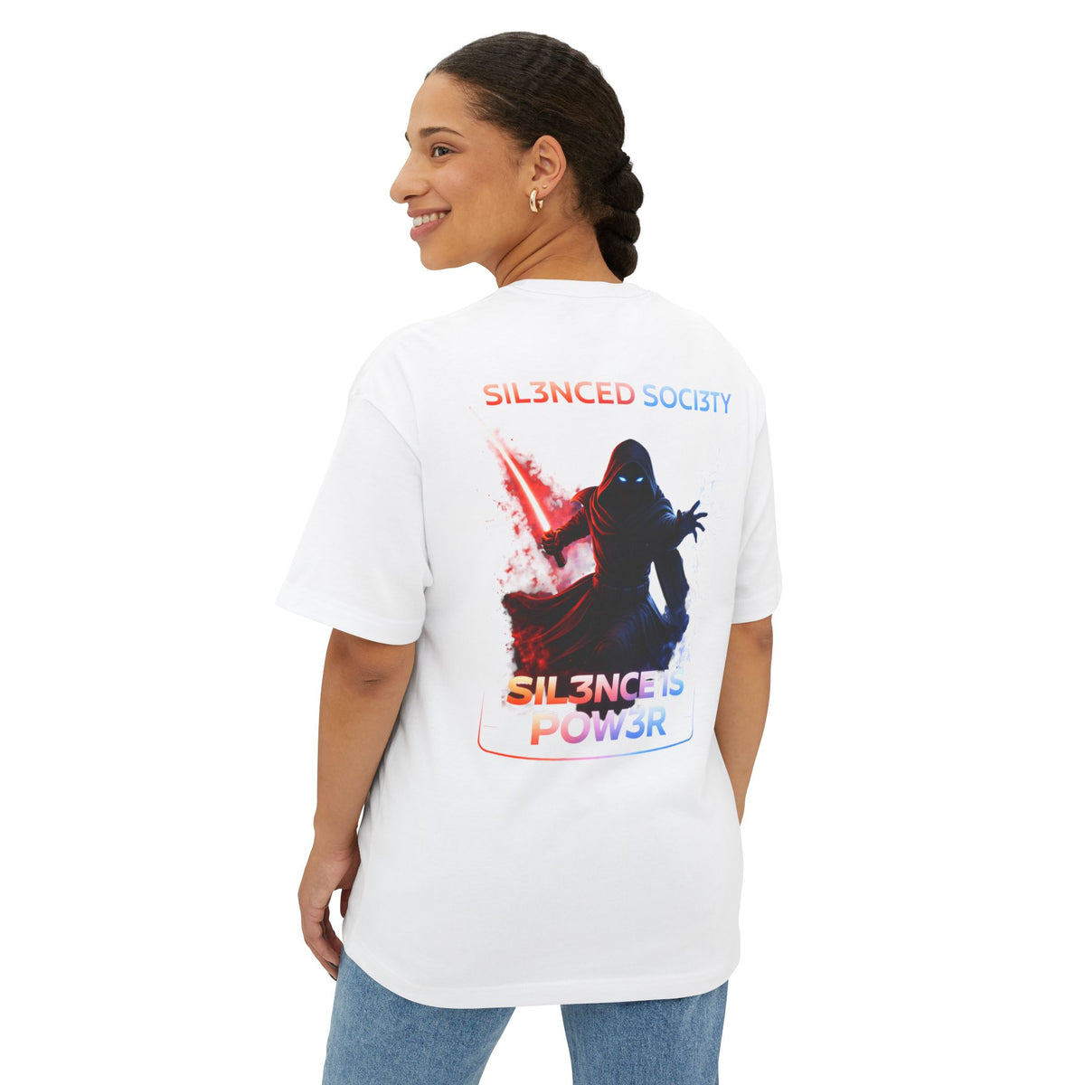 Sil3nce is Pow3r Heavyweight Tee