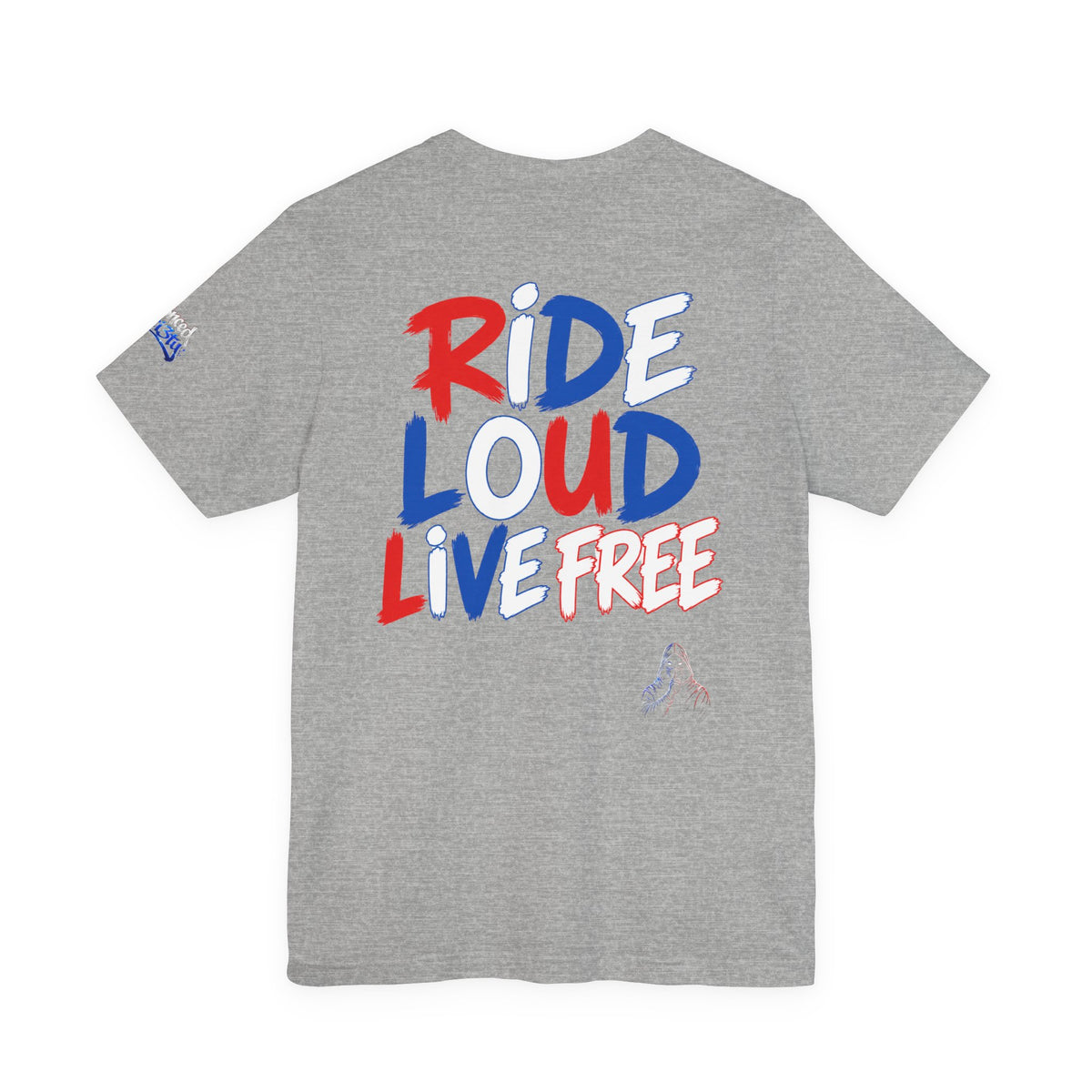 Live Free 4th graphic t-shirt