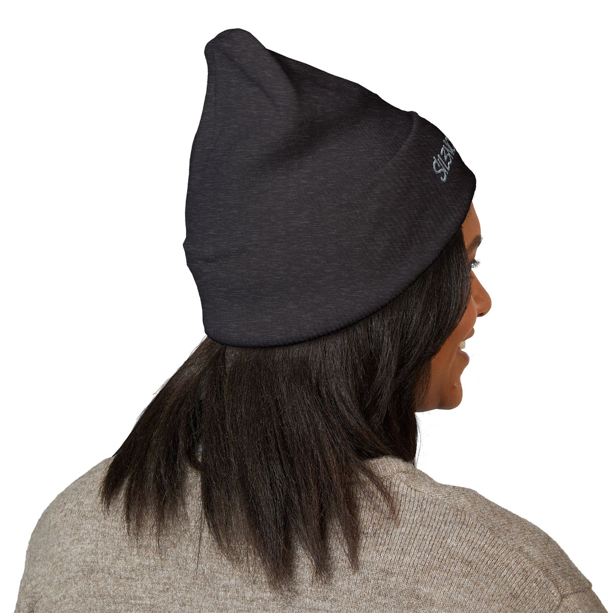 Sil3nced Soci3ty Embroidered Cuffed Beanie