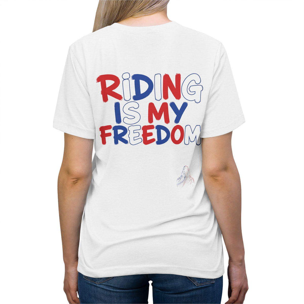 Riding is my freedom Lightweight Graphic Tee