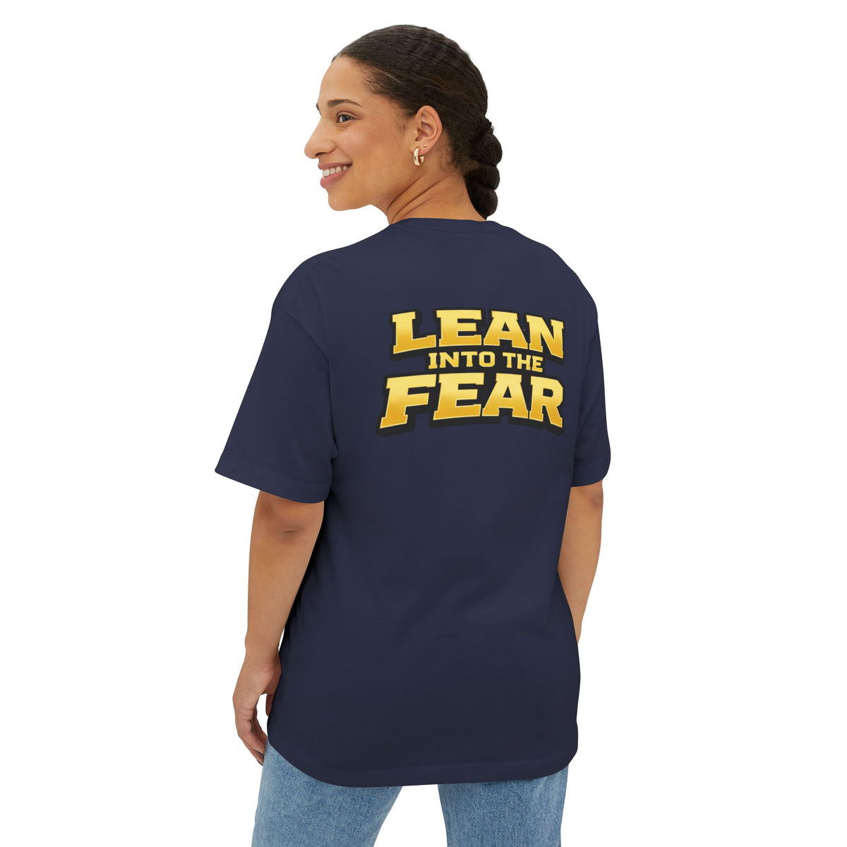Lean into the Fear Heavyweight Tee