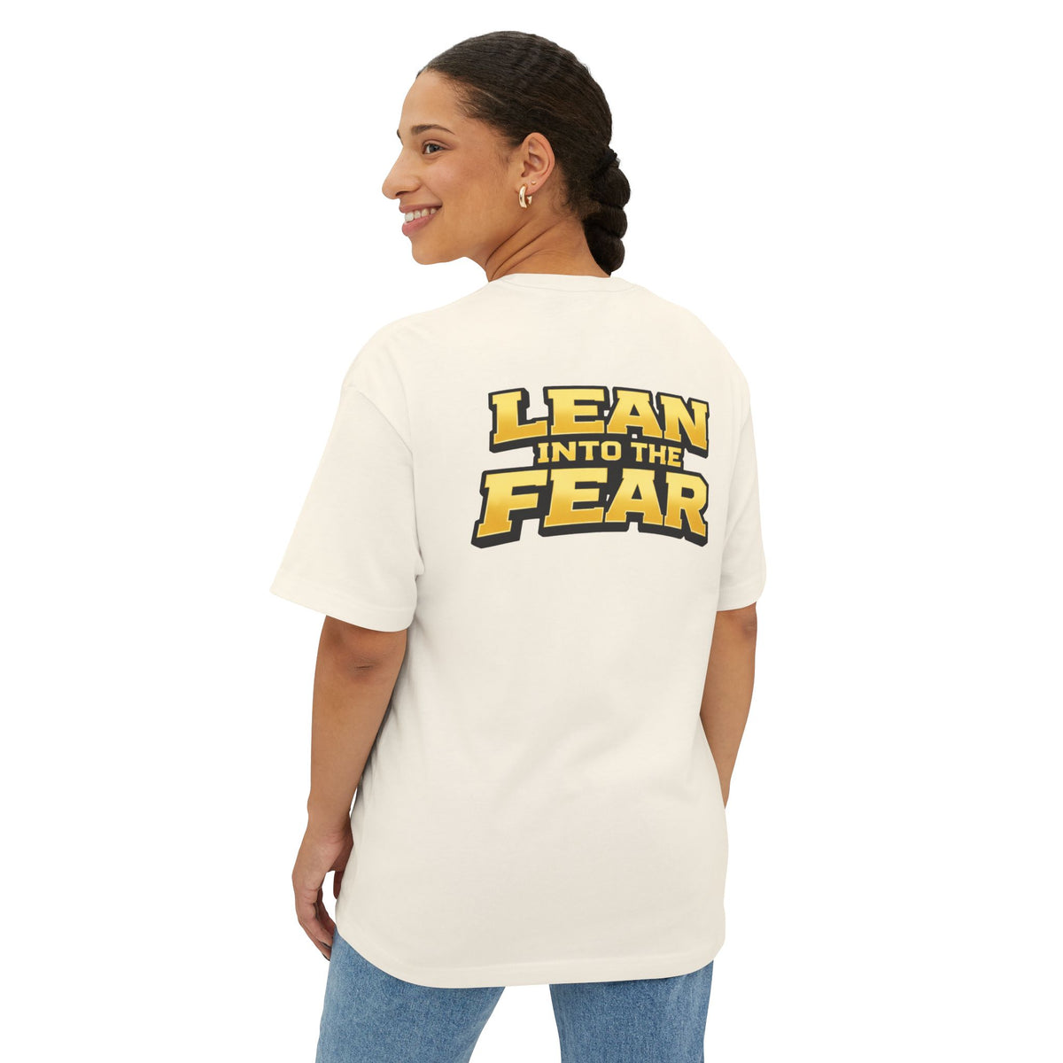 Lean into the Fear Heavyweight Tee