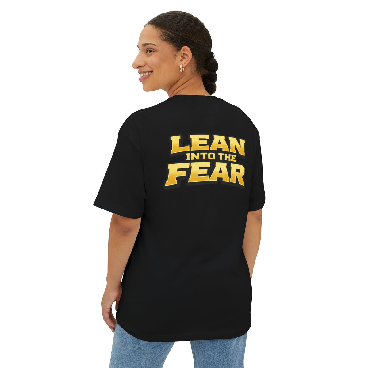 Lean into the Fear Heavyweight Tee