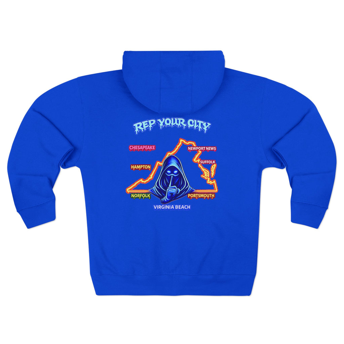 Rep Your City - Unisex Zip Hoodie
