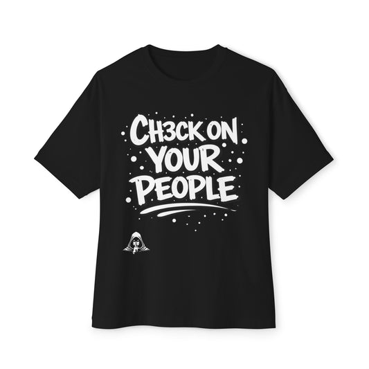 Check on your people Heavyweight Tee