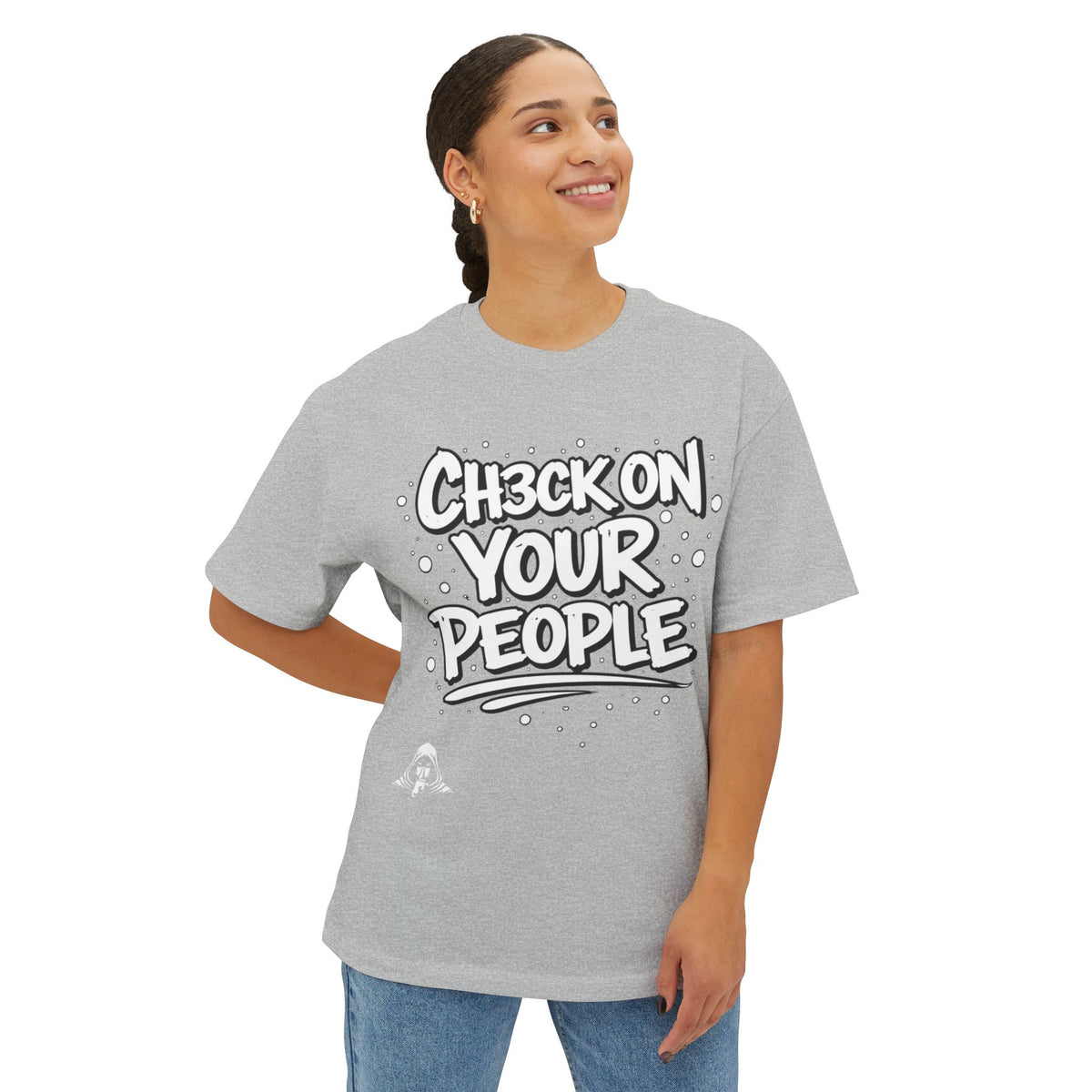 Check on your people Heavyweight Tee