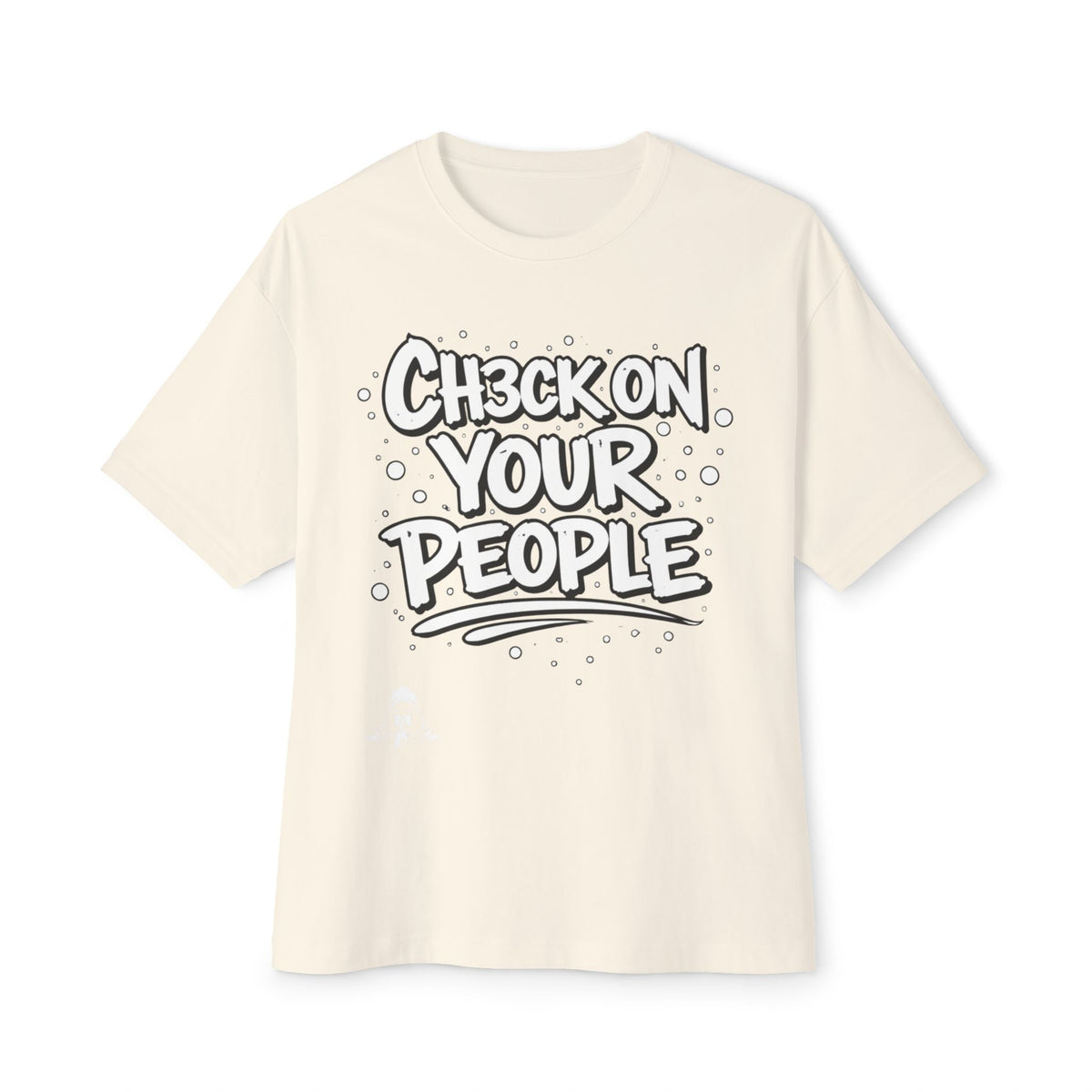Check on your people Heavyweight Tee