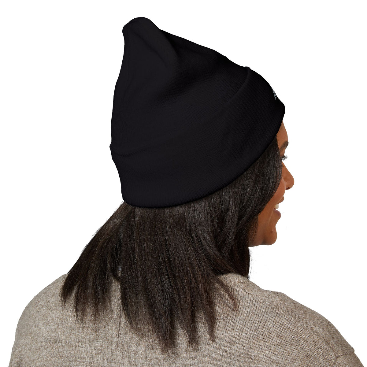OG Beanie – White Embroidered