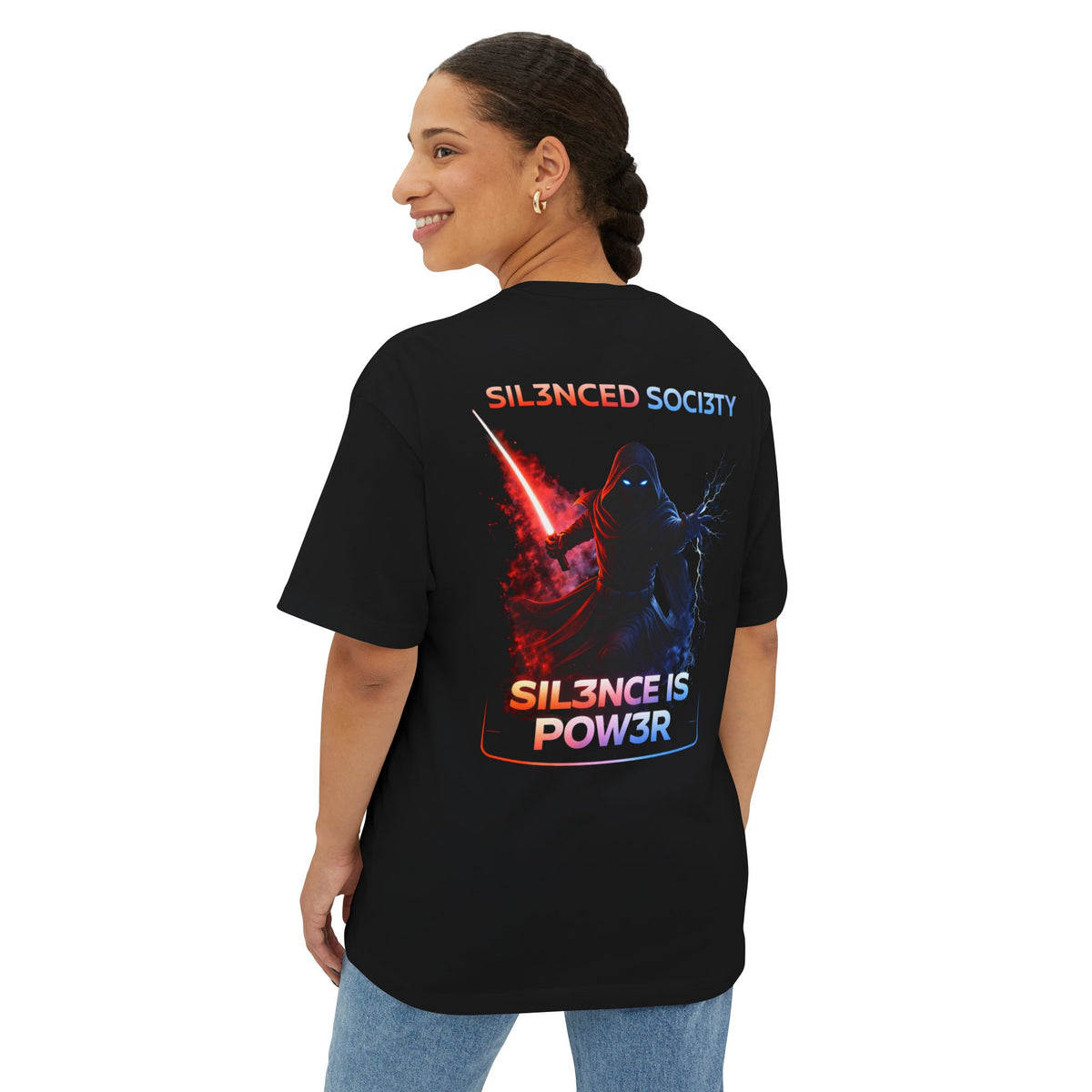 Sil3nce is Pow3r Heavyweight Tee