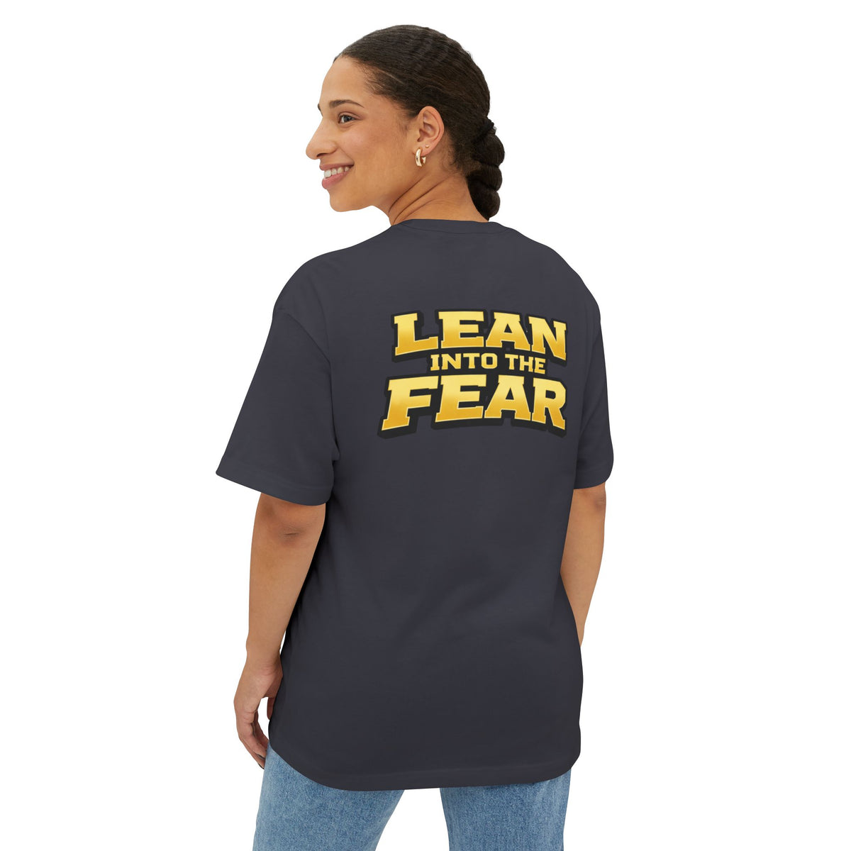 Lean into the Fear Heavyweight Tee