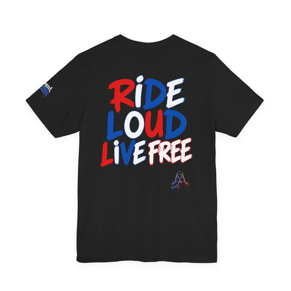 Live Free 4th graphic t-shirt