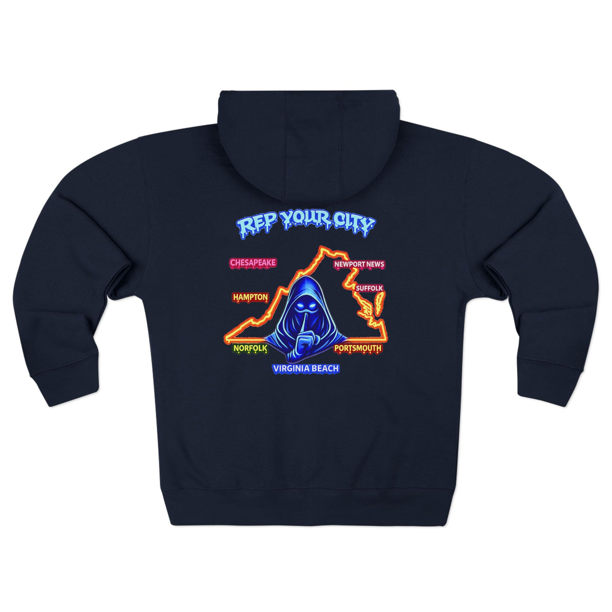 Rep Your City - Unisex Zip Hoodie
