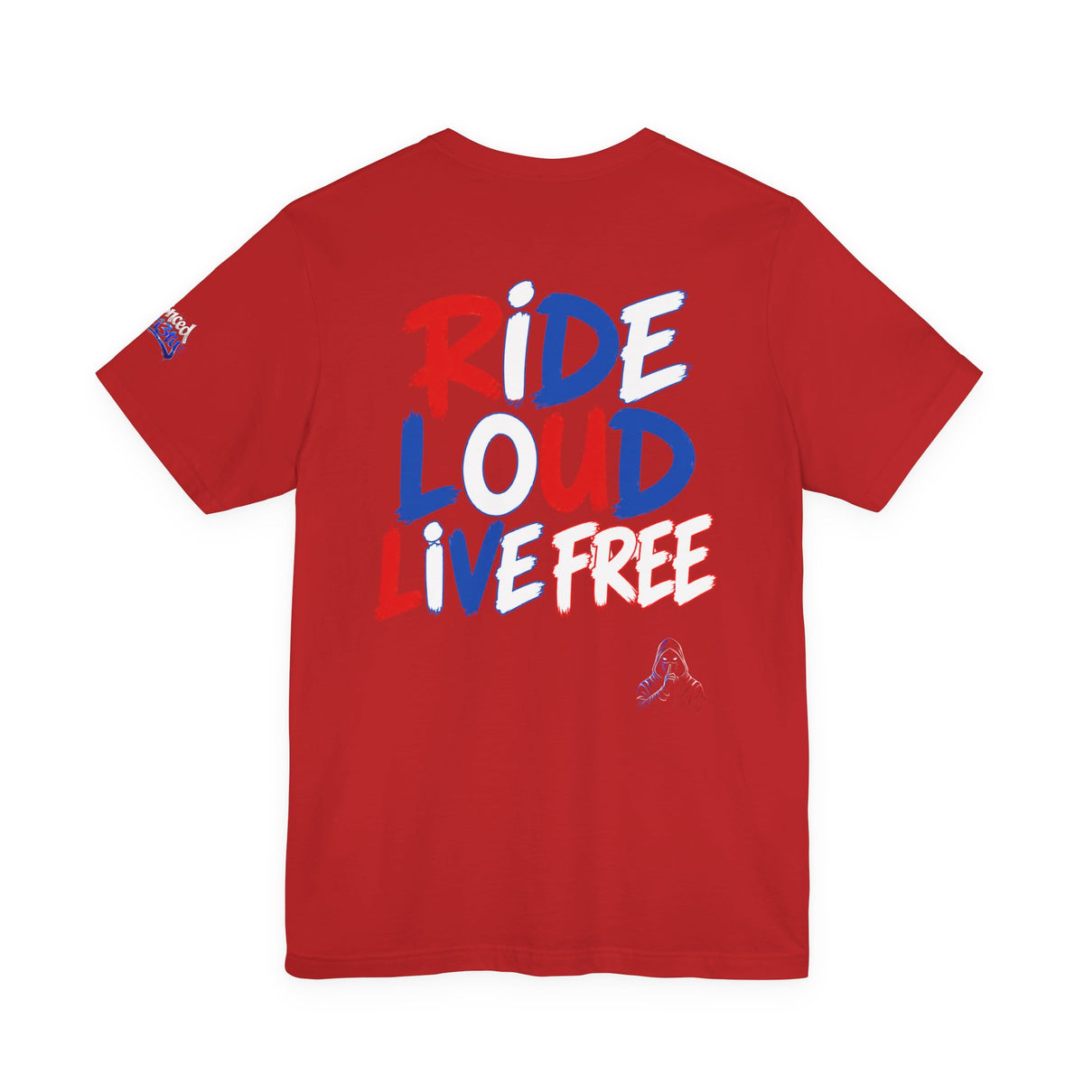 Live Free 4th graphic t-shirt