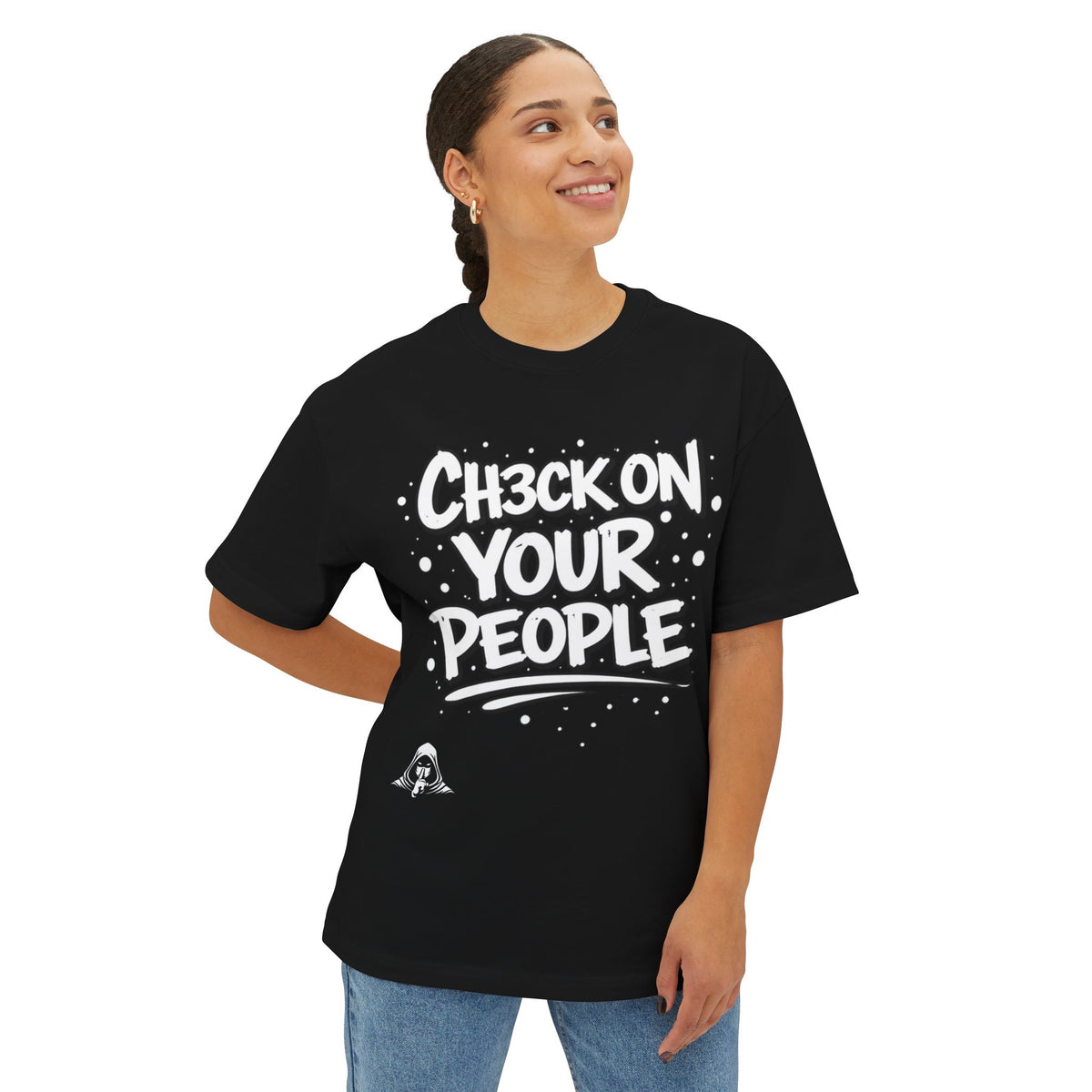 Check on your people Heavyweight Tee