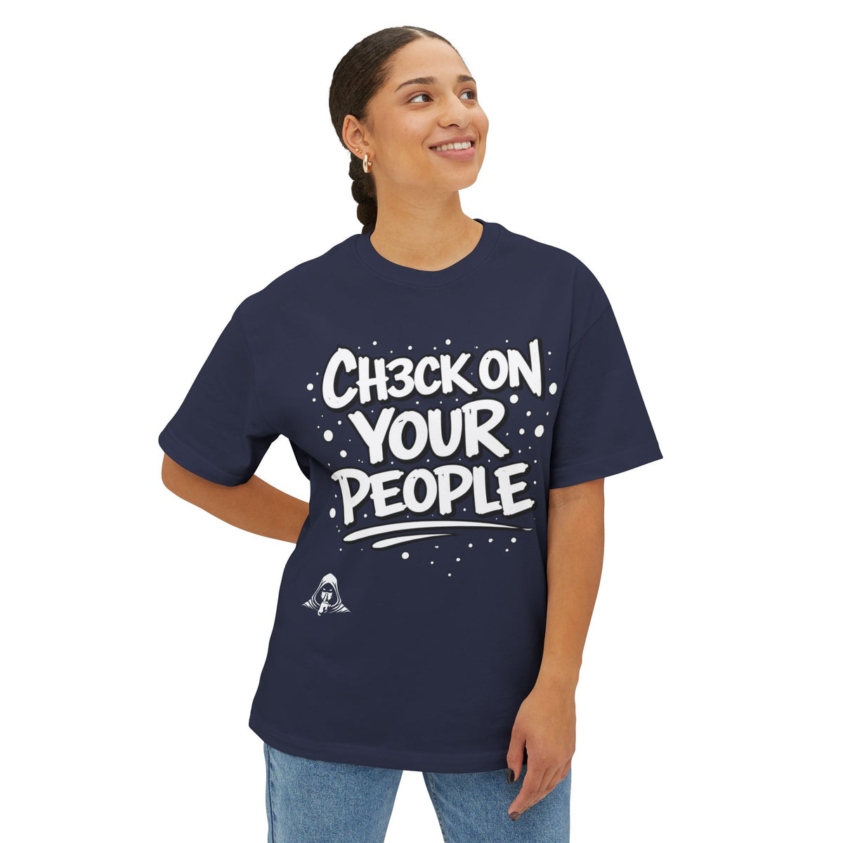 Check on your people Heavyweight Tee