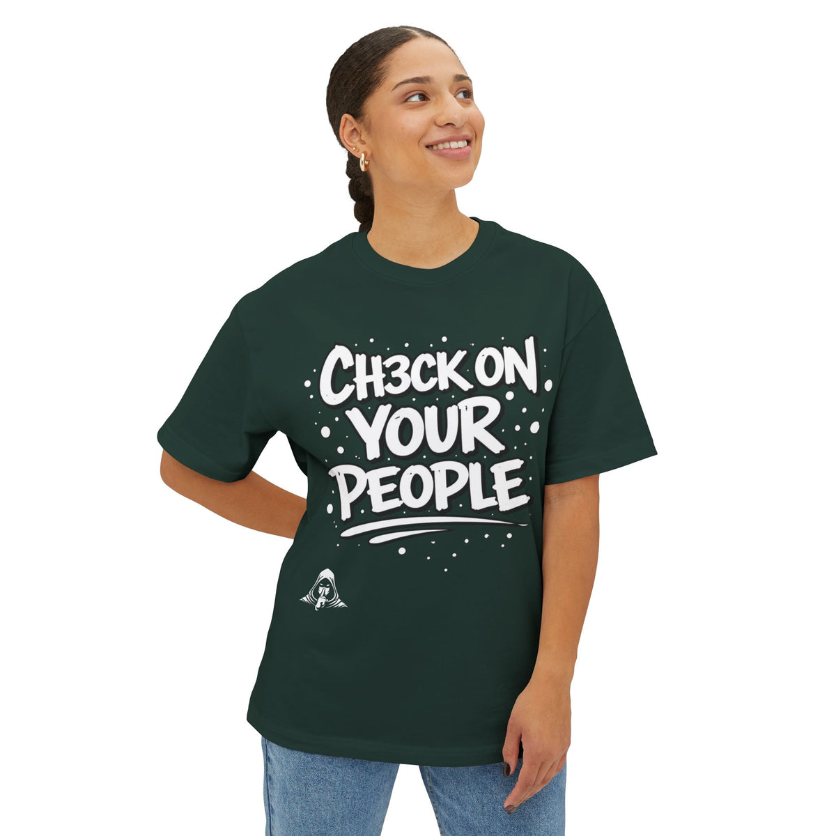 Check on your people Heavyweight Tee