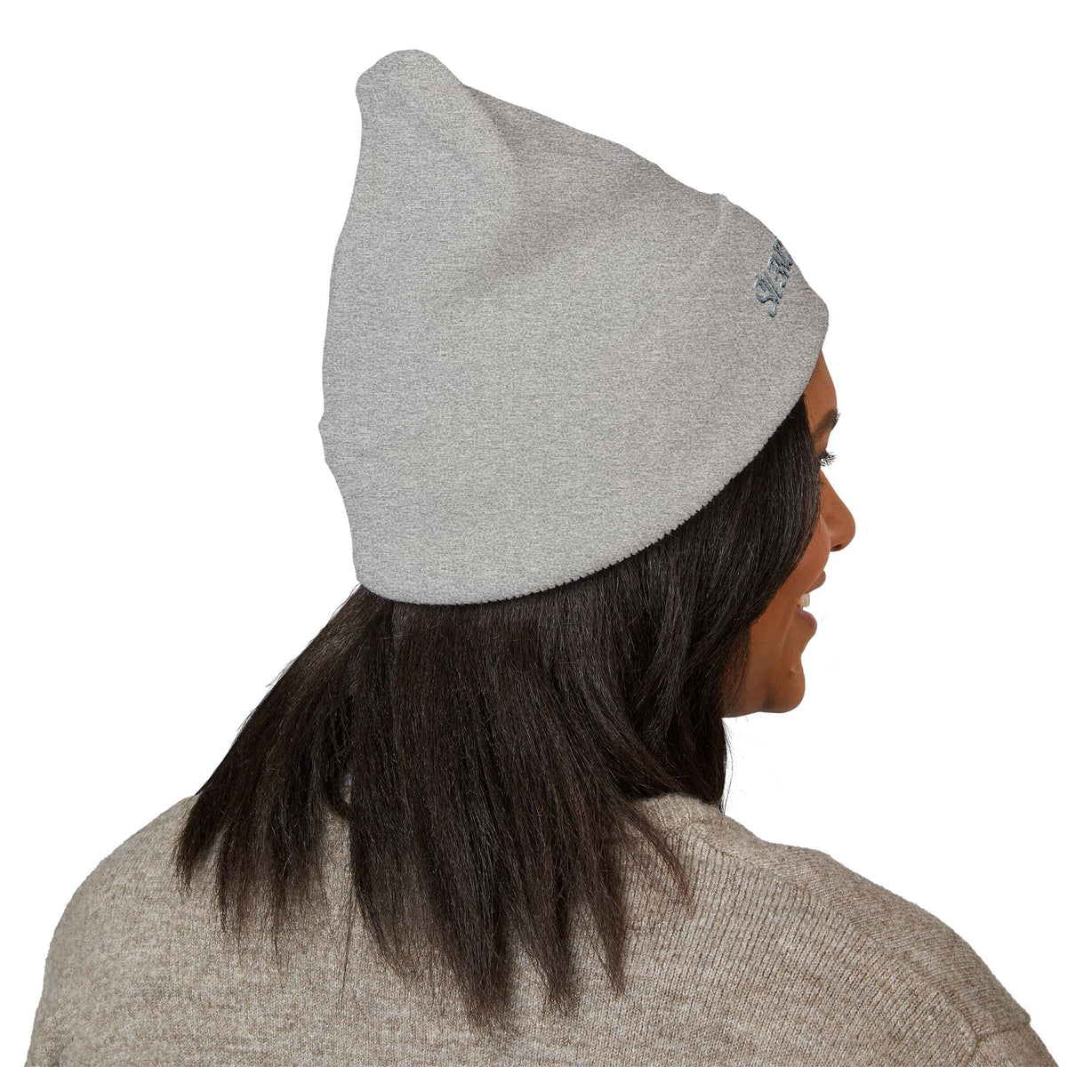 Sil3nced Soci3ty Embroidered Cuffed Beanie