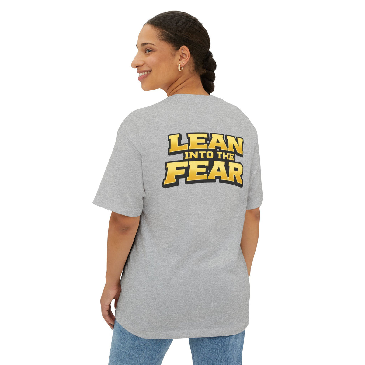 Lean into the Fear Heavyweight Tee